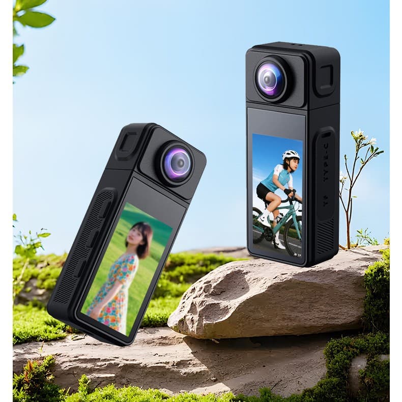 4K HD Thumb Action Camera Outdoor Cycling Chest High Recorder Magnetic Recorder Outdoor Sports Camera