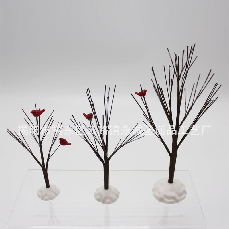 Christmas Decorations For Office Culture - Santa Claus Figurines Christmas Trees Candy Cane Lights