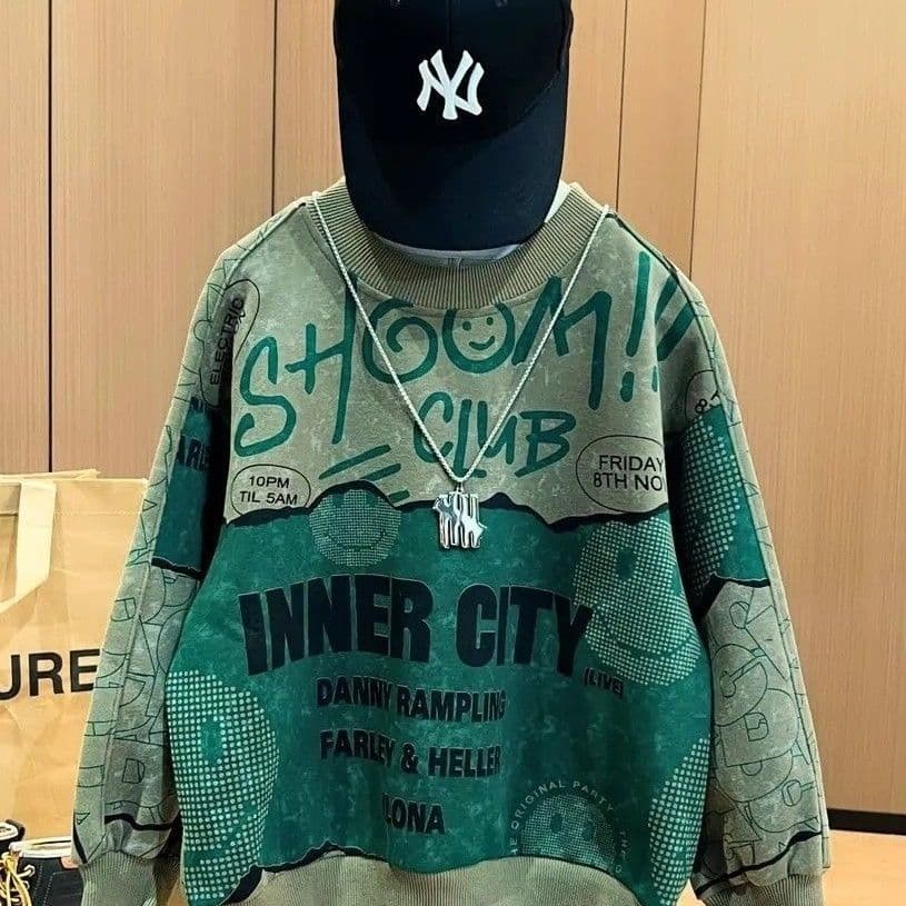 2025 New Spring and Autumn Style Boys' Sweatshirts, Loose and Relaxed Style, Long Sleeves for Older Children