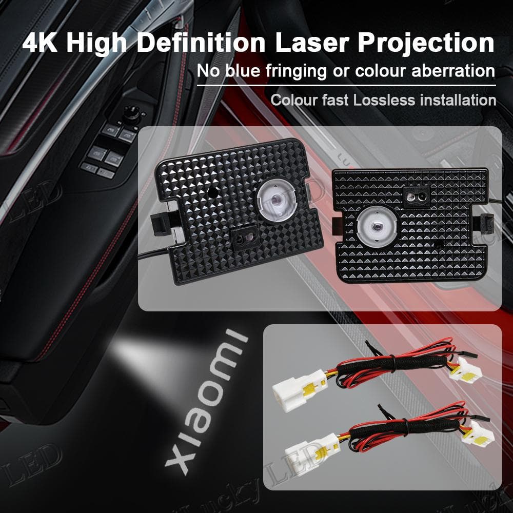 Suitable for SU7 YU7 original car special welcome light, three patterns of infrared induction, including connecting cable