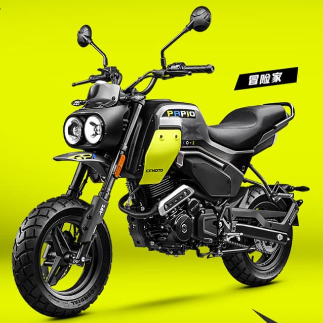 New Model XO Baboon Adventurer ABS Version Mini Fuel All-Terrain Motorcycle 125CC