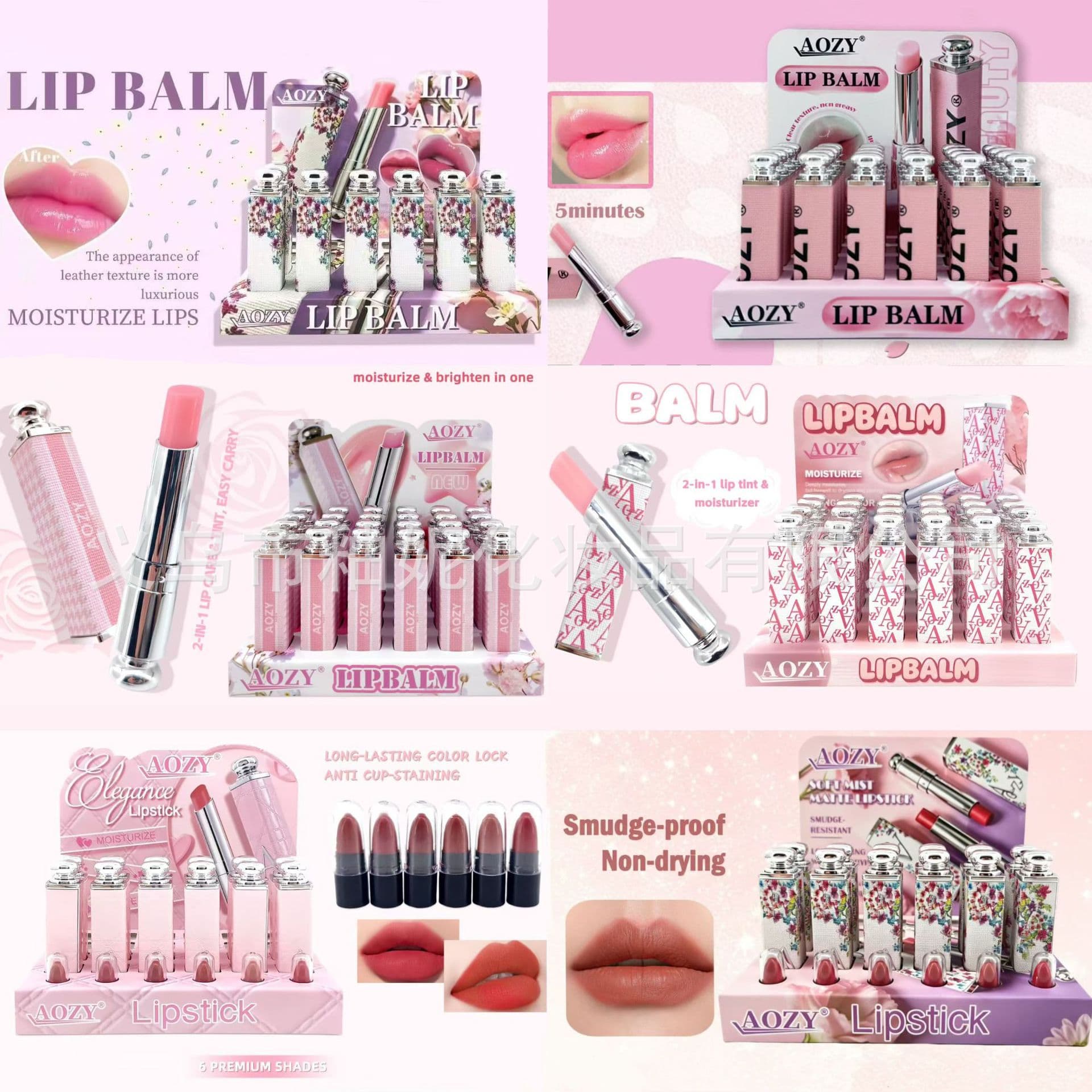 Export Cross-Border Soft Matte Lipstick Glossy Texture Easy to Apply Non-Stick Cup Fade-Proof Velvet Cosmetic Lipstick