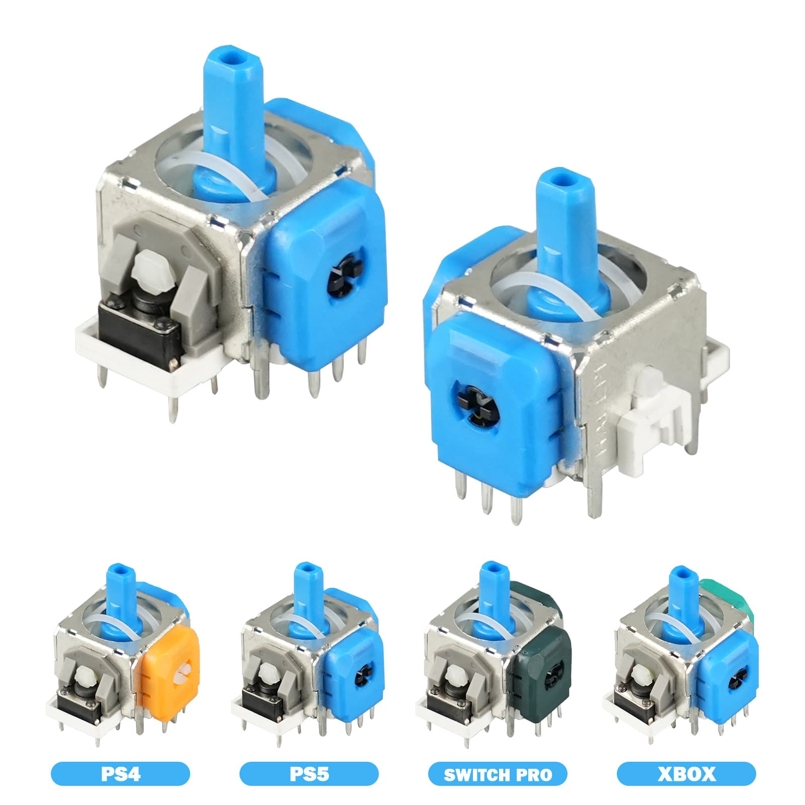 Suitable for PS5/PS4 TMR electromagnetic joystick ONE high-precision low-power consumption 3D joystick handle repair accessories
