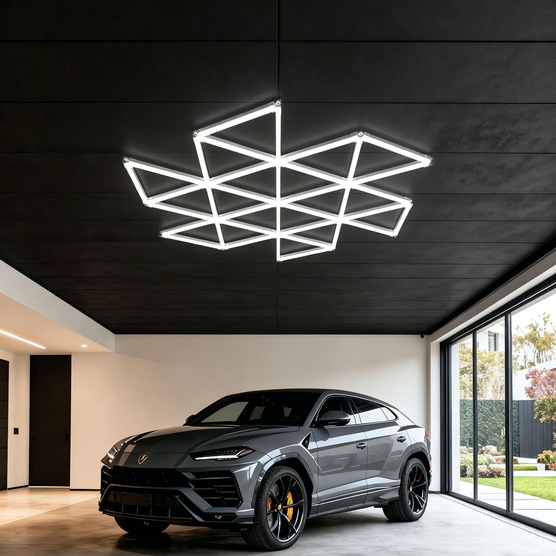 Waterproof LED Car Wash Lighting 110V 220V Beehive Lamp for Auto Beauty Workshops Car Repair Shops Car Wash Shops
