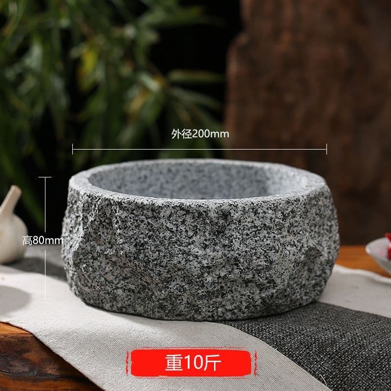 Stone Dog Bowl, Cat Water Bowl, Pet Food Bowl, Anti-Tip Pet Supplies