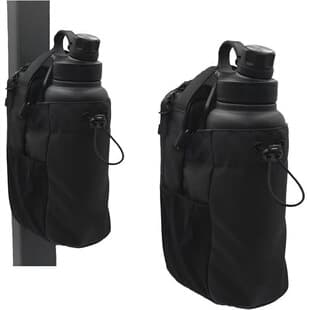 Gym Water Bottle Holder with Magnet, Strong Magnetic Water Cup Bag, Outdoor Sports Water Bottle Pouch