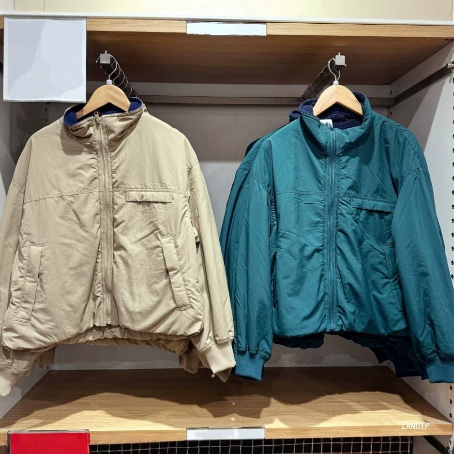 Stand Collar Jacket / Fleece Lined Unisex Outerwear 2026 Fall/Winter Warm Lined Jacket R487517