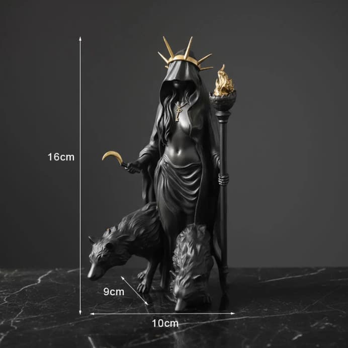 Cross-border Hecate Niktipolos Resin Statue
