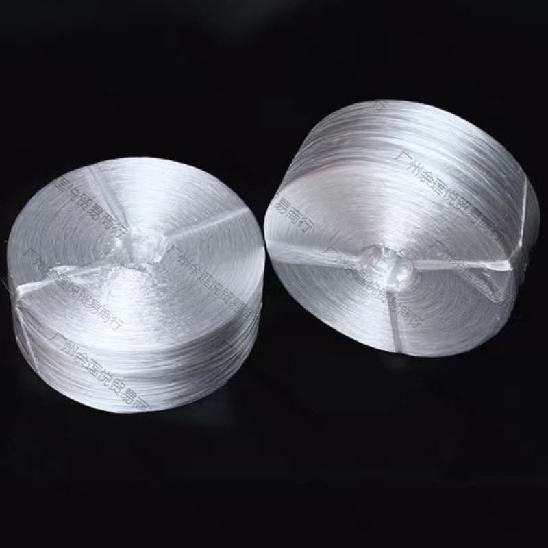 Plastic rope, fiberglass bundling rope, packaging tear film binding tape, bundling mouth, 80% new material polypropylene embryo plastic.