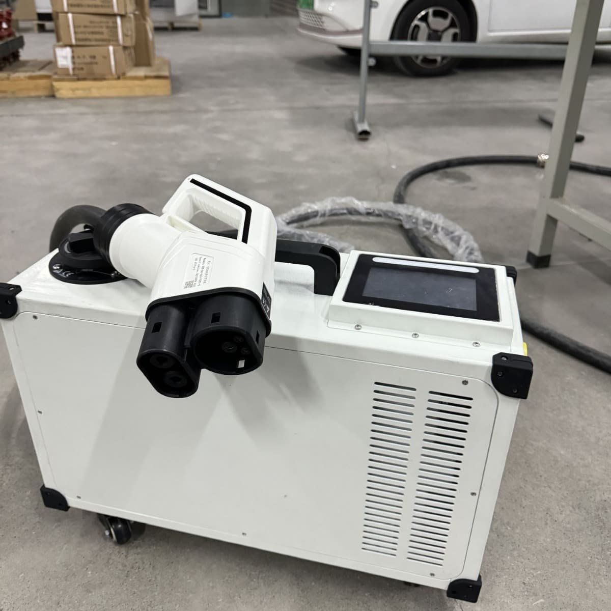 20kw removable electric vehicle DC portable charging pile charger home outdoor ccs2gbt American standard
