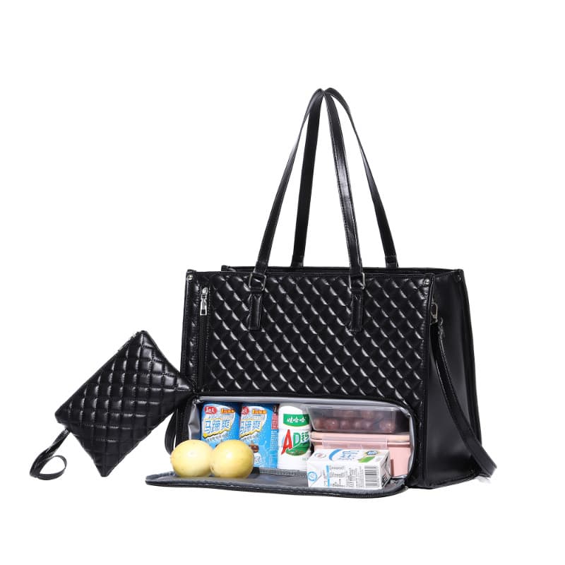 Cross-border Hot-Selling Laptop Bag Multifunctional Shoulder Crossbody Lunch Bag Premium Large Capacity Commuter Tote Bag