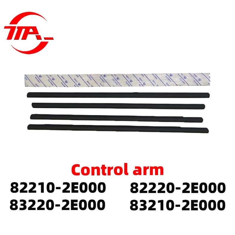 Glass Outer Weatherstrip for Hyundai Tucson, Window Trim, Door Seal Strip, Rubber Seal, Anti-Fouling Strip