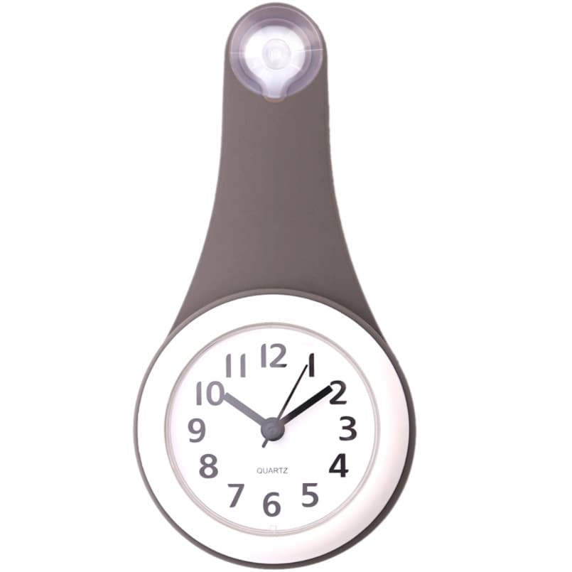 Factory direct wholesale and retail, domestic and international sales, small batch shipping, suction cup waterproof silent wall clocks, drop shipping available.