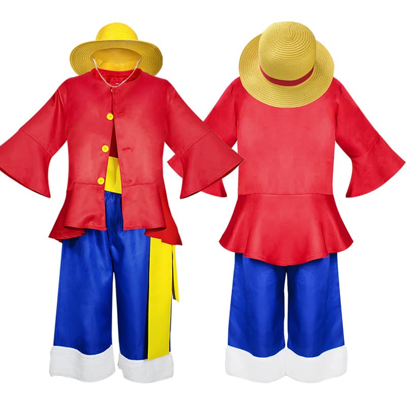 One Piece Egghead Island Chapter Luffy Cosplay Costume Future Island Children's Anime Cosplay Male Stage Performance Outfit