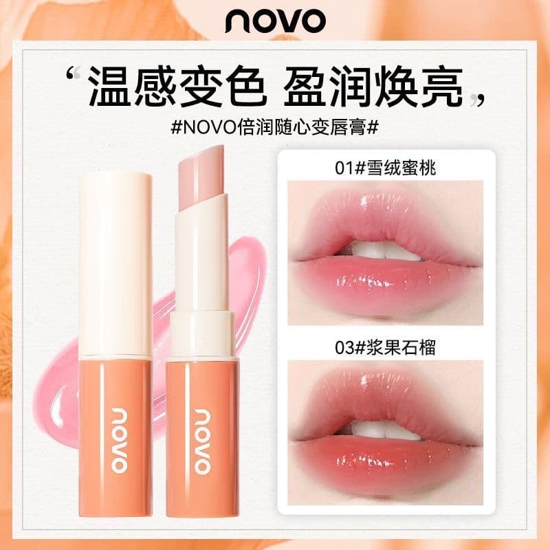 Makeup NOVO Yingrun Changing Lipstick Moisturizing, Moisturizing, Exfoliating and Diminishing Lip Lines Warm Color Changing Lipstick