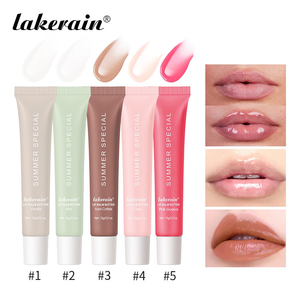 Cross-border Lakerain Summer Lip Balm Moisturizing Hydrating Summer Butter Lip Balm Lip Gloss Lipstick