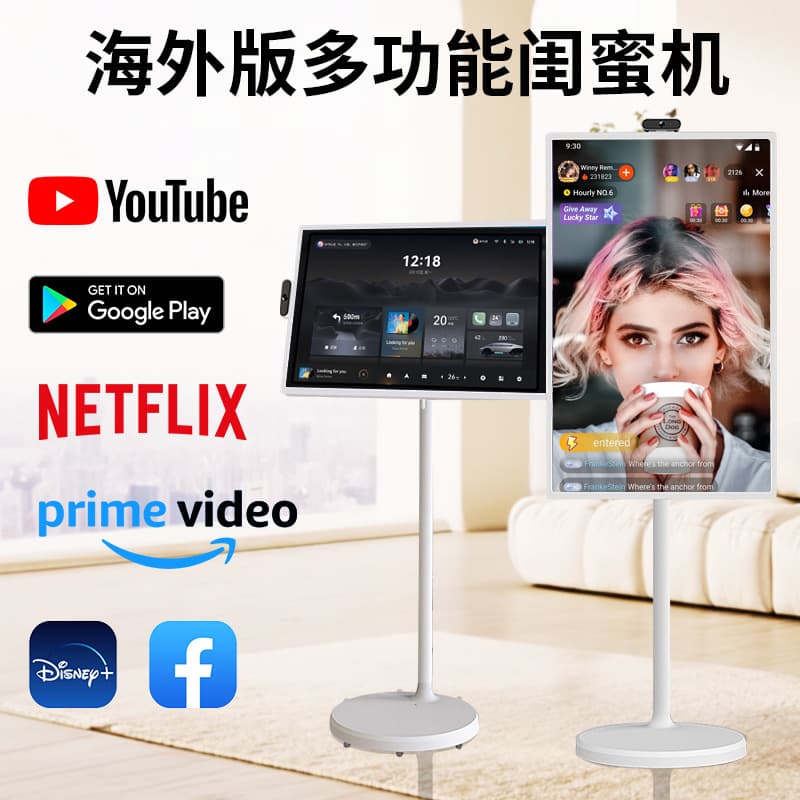 Smart Portable TV with Long Battery Life, Trendy Companion Screen