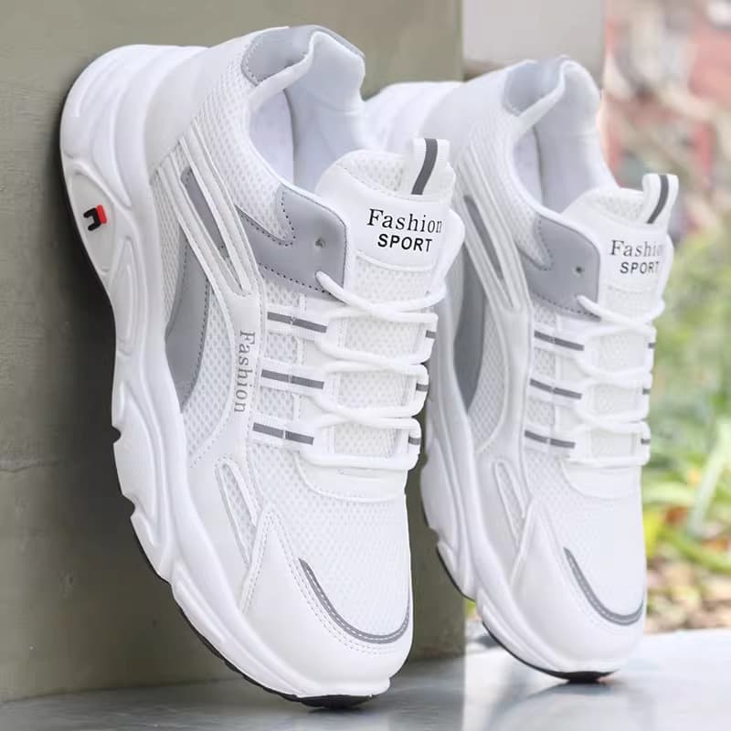 Men's Shoes 2025 Spring New Mesh Casual Sneakers Running Sports Shoes Dad Shoes Drop Shipping