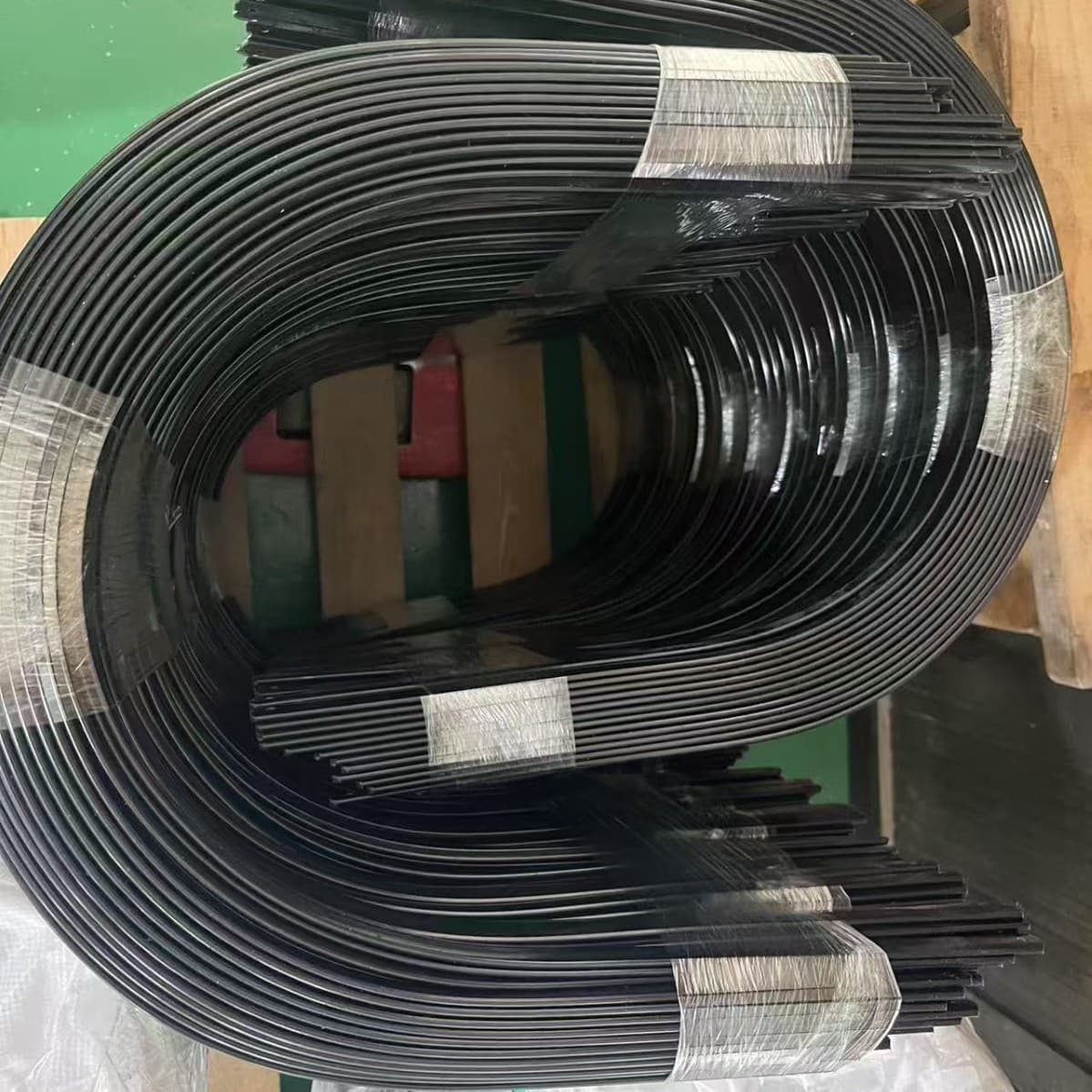 Plastic strips, PVC flat strips, stroller canopy and bag support strips, new material sunshade plastic support PVC flat strips