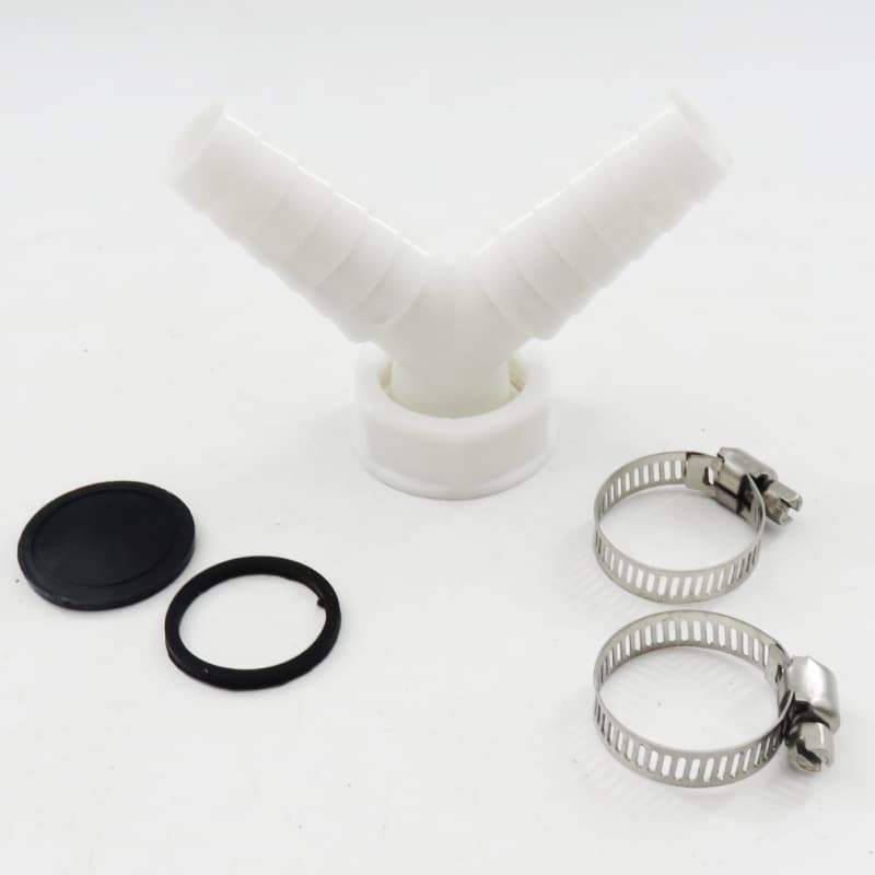 Cross-Border Washing Machine Drain Pipe Connector - Y-Shaped 1-Inch 2-in-1 Adapter for Drain Hoses