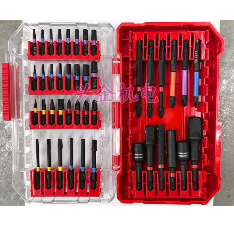 Anti-Slip Flat, Phillips, and Torx Screwdriver Bits Set, Extra Hard, Extended Length, Impact-Resistant for Electric and Hand Drills