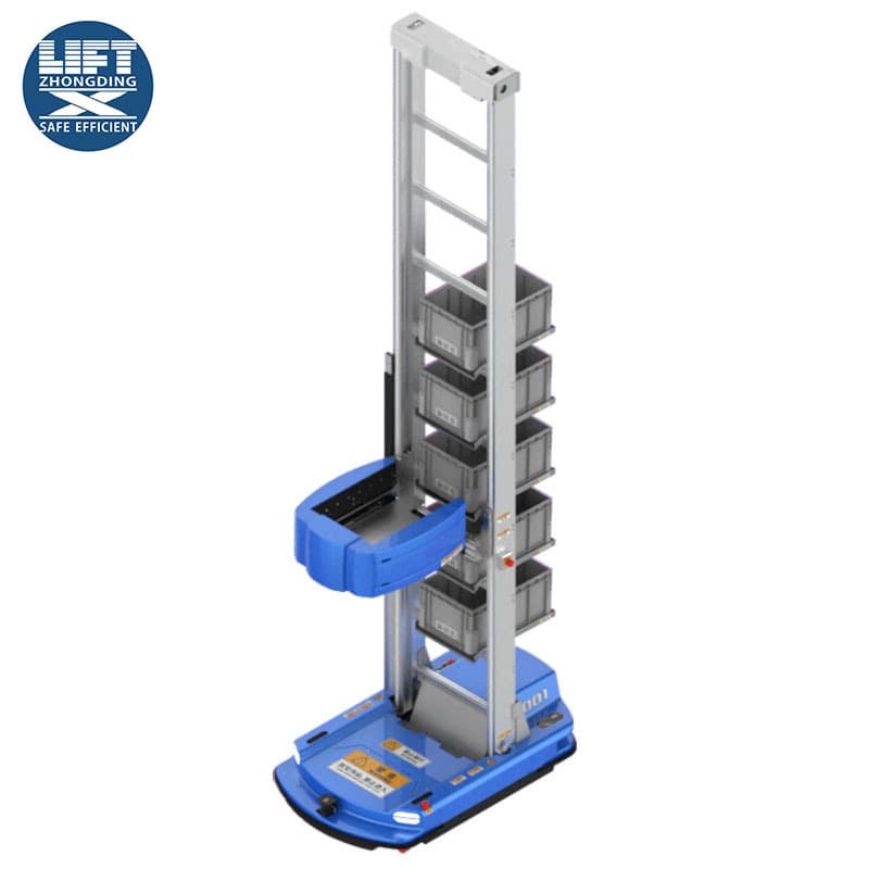 AGV Loading and Palletizing Warehouse Rack Access Telescopic Lifting Intelligent Picking and Transport Multi-layer Bin Robot