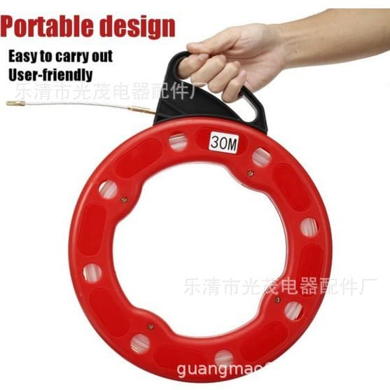 Cross-border e-commerce metal wire wall guide, nylon wall guide, 30 meters, electrician wall guide wire.