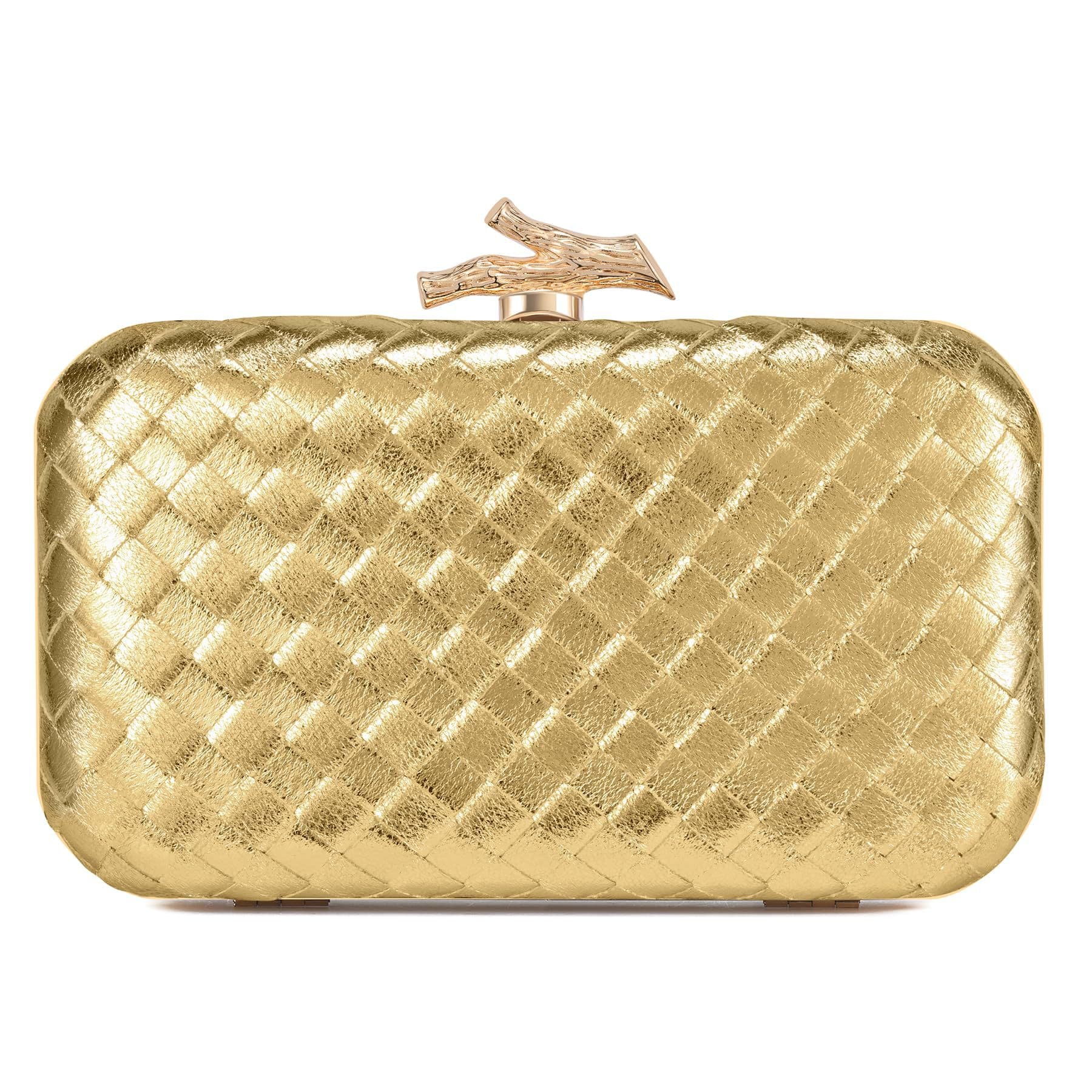 2025 New Women's Woven Handbag Crossbody Banquet Dress Bag Single Shoulder Evening Bag Branch Head Evening Bag Wedding