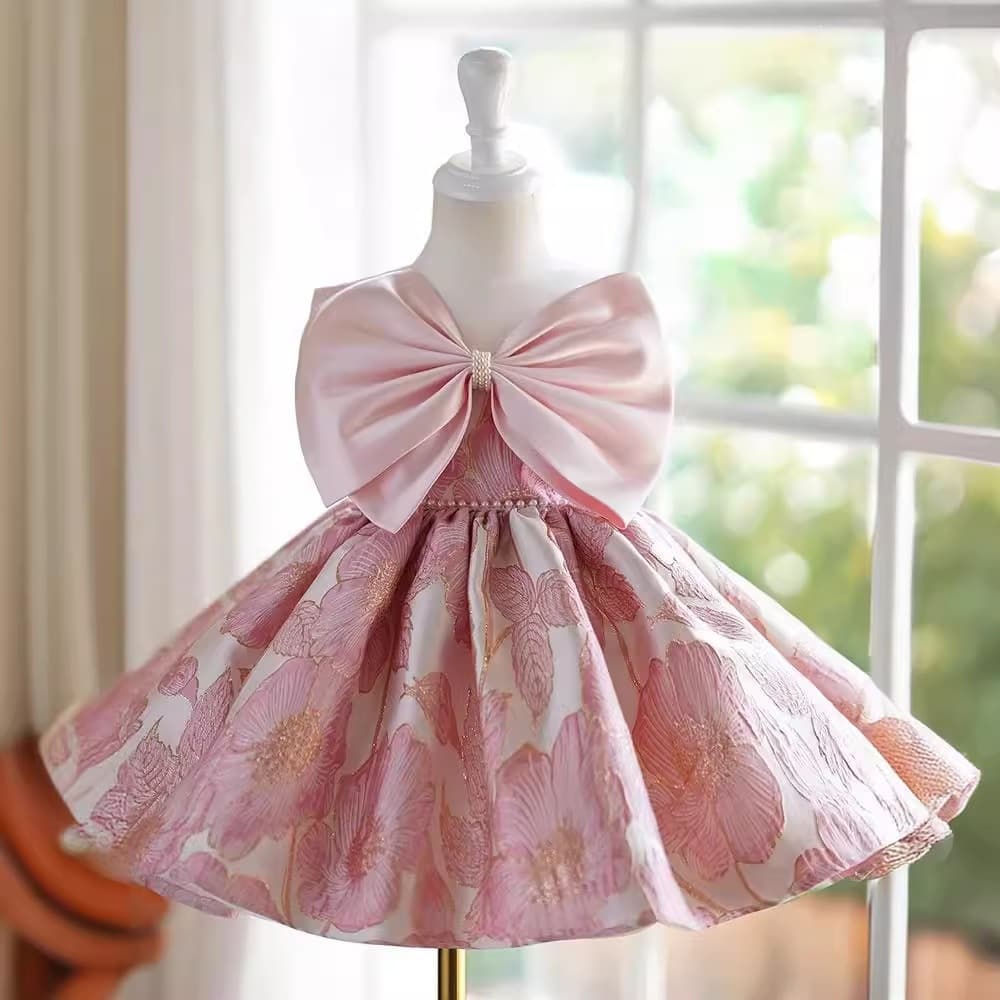 Children's Princess Dress Host Girl Gown Piano Performance Outfit Little Girl Birthday Evening Dress Premium