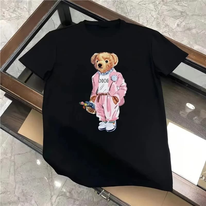 Ouma Cotton T New Bear Luxury Brand Men Women Fashion Tshirt Brand
