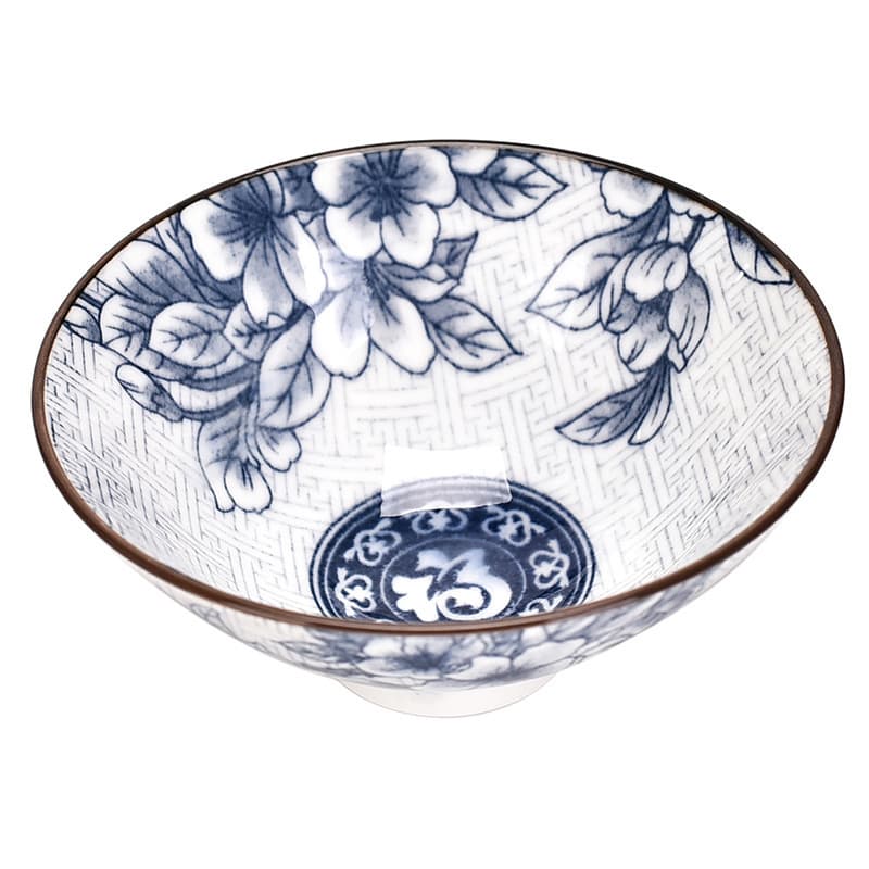 Blue and White Porcelain Tea Cup Ceramic Kung Fu Small Tea Cup Single Master Cup Tea Set Tea Bowl Tasting Bamboo Hat Cup