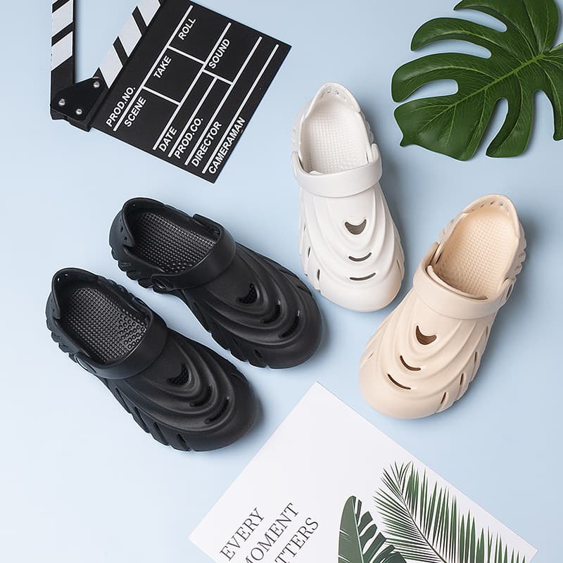 EVA Men's Sandals Durable Beach Shoes Outdoor Driving Casual Shoes Breathable Anti-Odor Drop Shipping Factory Wholesale