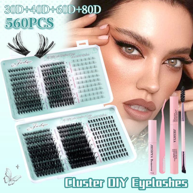 DIY Lash Extension Kit European and American Single Cluster Eyelashes Cross-Border False Eyelash Set Clustered Foreign Trade Eyelashes Book