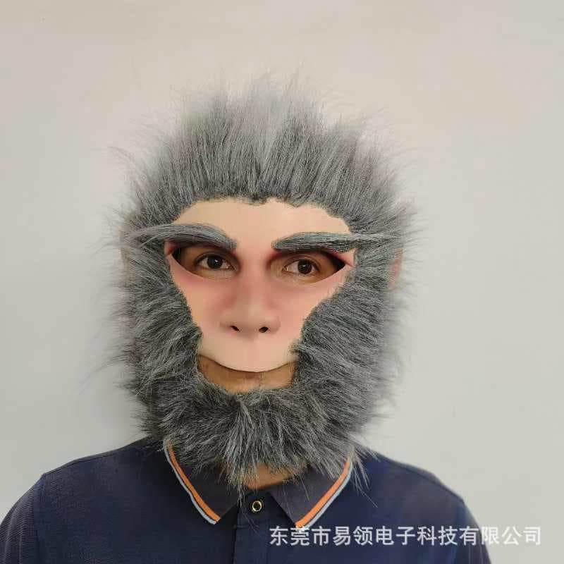 The game's new destiny Sun Wukong descends and slays demons latex mask Halloween peripheral film and television funny props