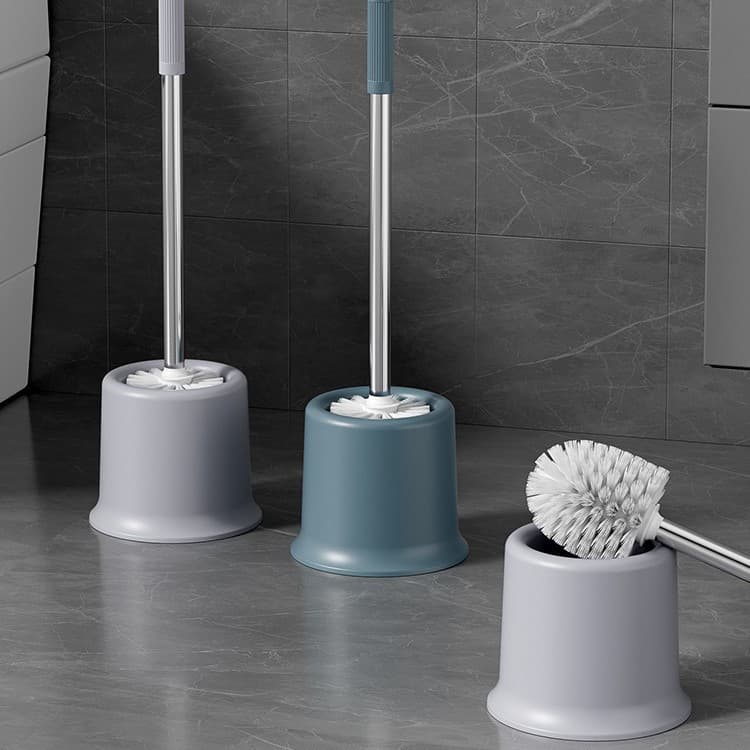 Household Toilet Cleaning Tool Toilet Brush Japanese Long Handle Toilet Brush Bathroom Cleaning Plastic Soft Bristle Toilet Brush