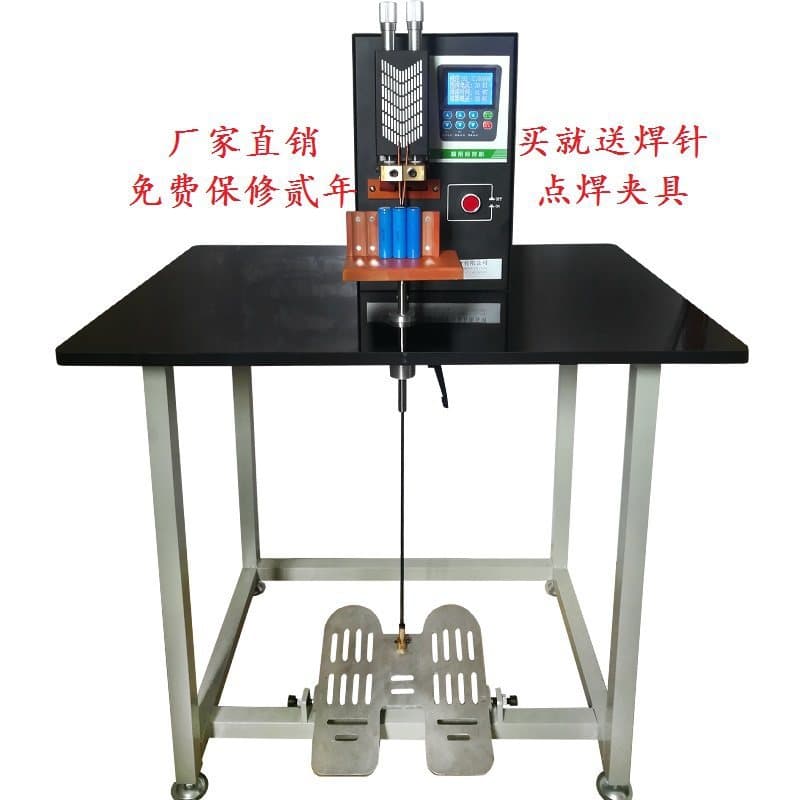 18650 Lithium Battery Spot Welder Desktop High Power Foot Pedal Spot Welder Electric Vehicle Battery Pack Spot Welding Machine