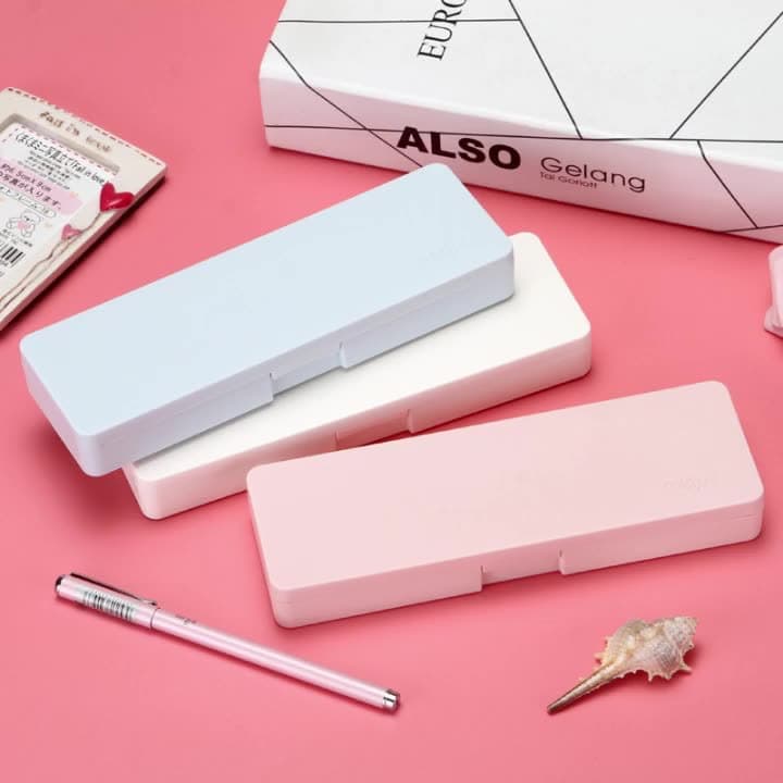 Children's Plastic Pencil Box, Kindergarten Pencil Bag, Multi-Functional Large Capacity Storage Stationery Box for Elementary Students, Wholesale