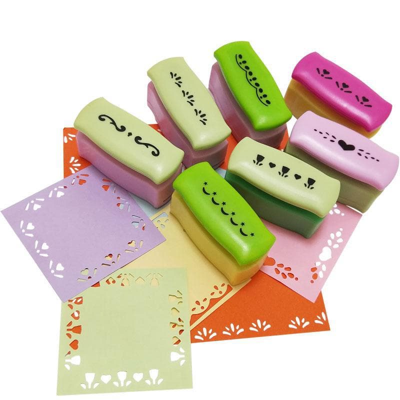 Border Embosser Pattern Punch Lace Hollow Embosser Kindergarten DIY Craft Materials Edge Trimmer Lace Maker