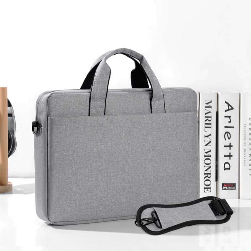 15.6" water-resistant business laptop briefcase for men/women office use