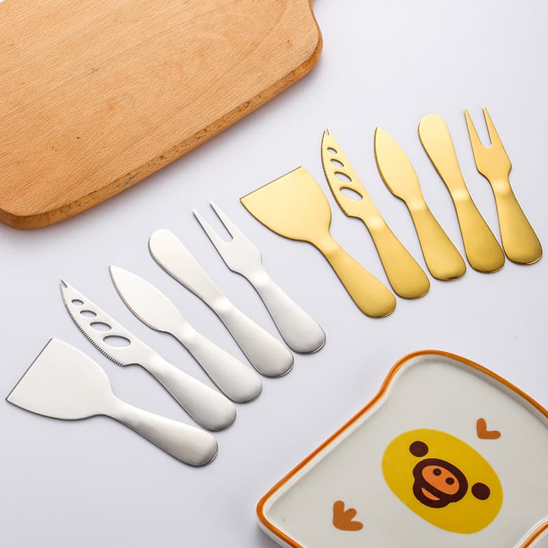 Cross-border 304 Stainless Steel Cheese Cutter Child Food-Grade 304 Bread Utensils Amazon Temu Hot Seller