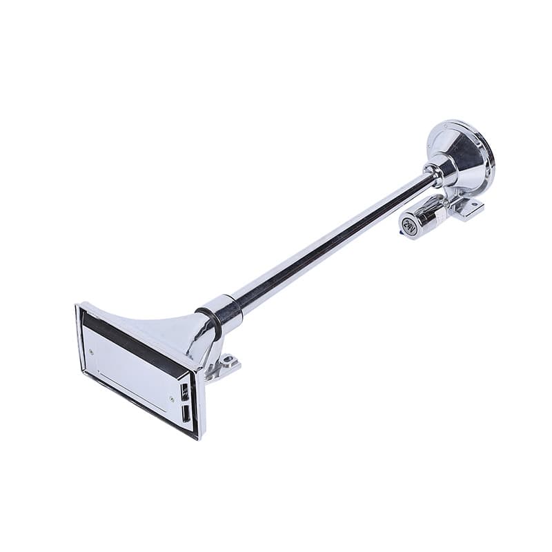 Car Horn 12V/24V Electric Control Horn Square Mouth Long Tube Horn High Power Whistle Electric Horn Wholesale