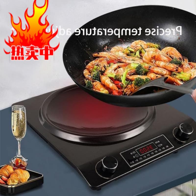 Factory __-Watt Induction Cooktop with Concave Design, Temperature