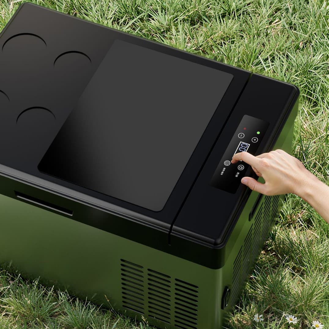 New Cross-border Car Refrigerator Mini Car & Home Dual-use Freezer Fridge DC Inverter Compressor Cooling