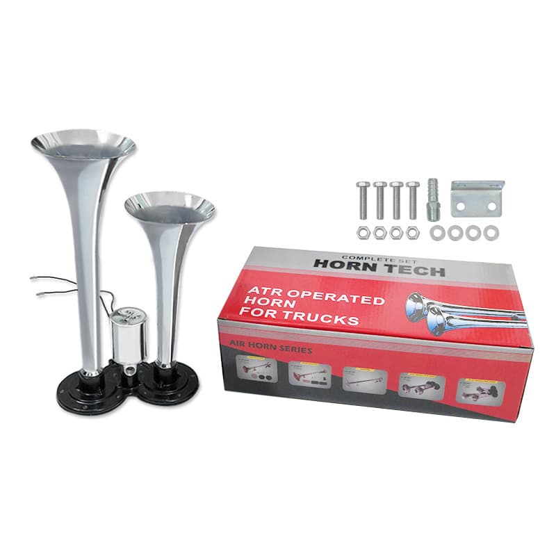 Best-Selling Integrated Electric Pump Horn 12V Dual-Tube Air Horn, Truck Air Pump Horn for Vehicles
