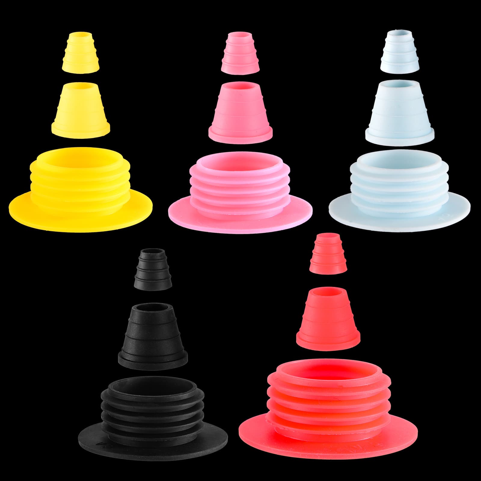 Hookah silicone ring, Arabian hookah sealing ring, hookah bottle mouth, tube, top silicone pad in various colors