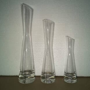 Luxury Glass Vase Decoration for Living Room Transparent Glass Vase Ins Style Internet Celebrity Hydroponic Flower Vessel