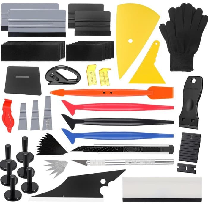 Car film tool cross-border set Vinyl film installation tool set Window film color changing film installation