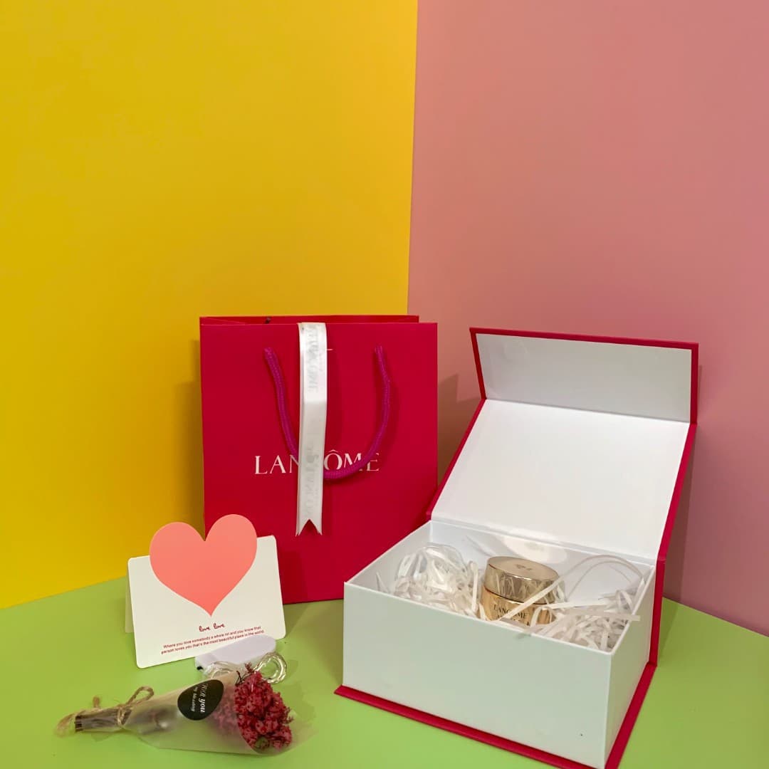Orchid perfume box gift box lipstick air cushion gift box big brand perfume gift box gift bag