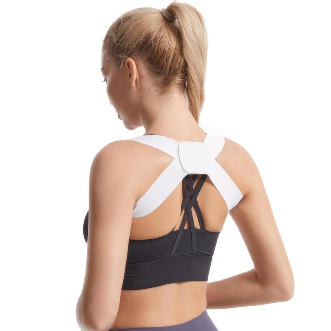 Posture-correcting back strap in sporty style for running, sitting, and standing, suitable for adults, children, male and female students, wholesale from manufacturer.