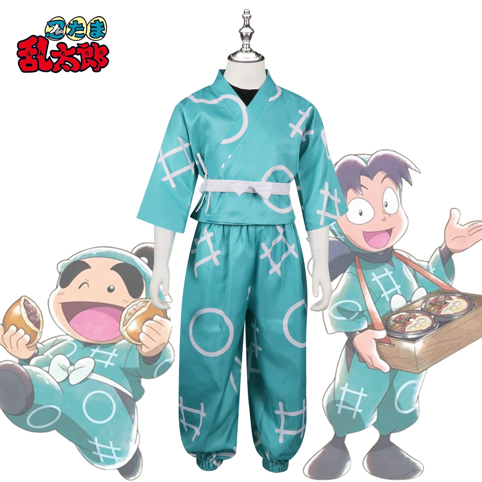 Ninja Chaotaro Cos Children's Anime Performance Costume Halloween Cosplay Character Dress Up Costume